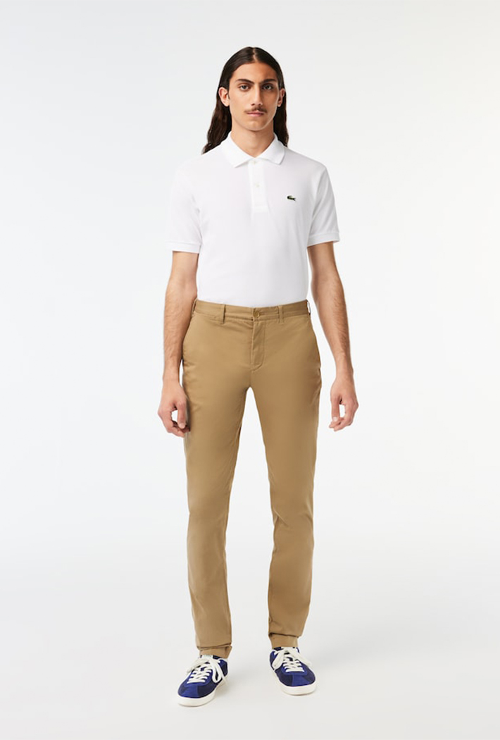 Lacoste Men's New Classic Slim Fit Stretch Cotton Trousers