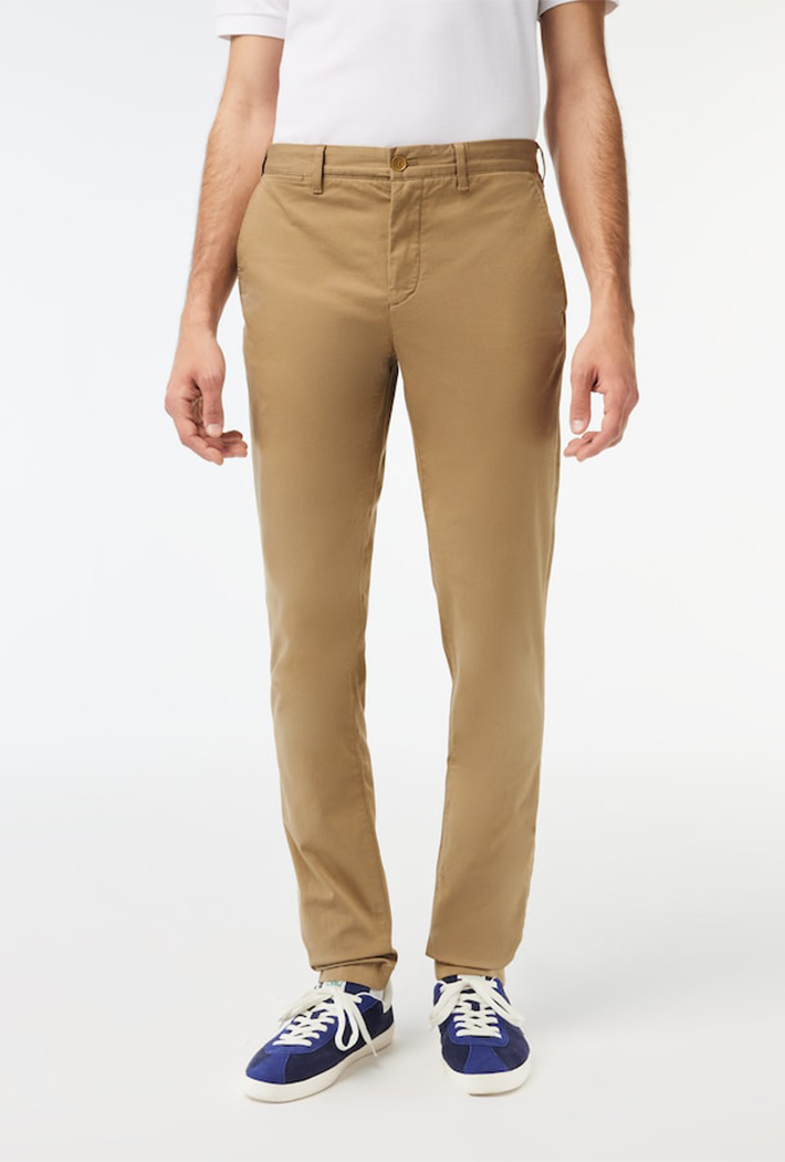 Lacoste Men's New Classic Slim Fit Stretch Cotton Trousers