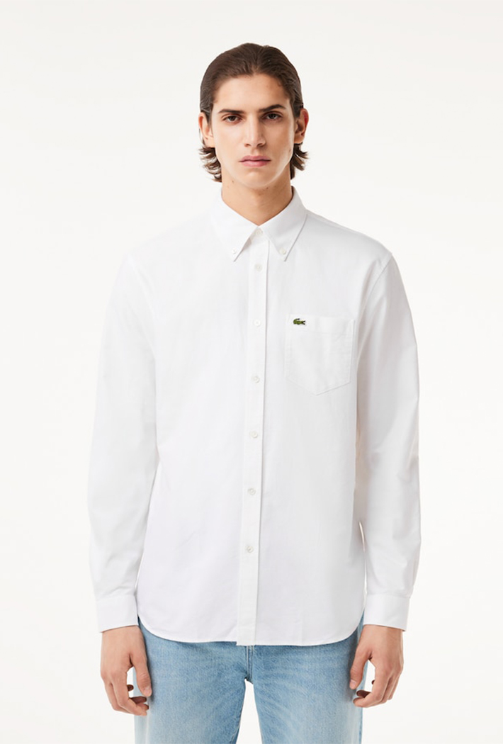 Lacoste Men's Regular Fit Cotton Oxford Shirt