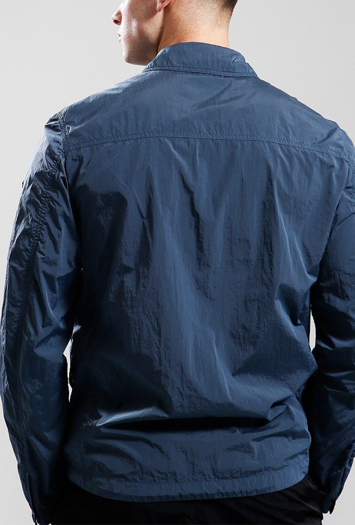Paul & Shark Men's Garment Dyed Nylon Overshirt