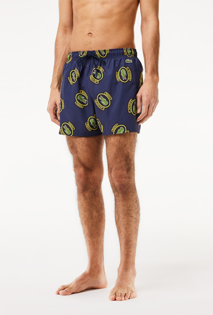 Lacoste Men's Printed Swim Shorts