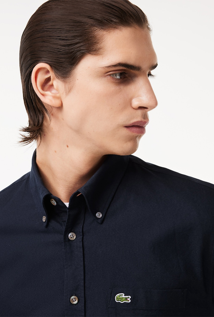 Lacoste Men's Regular Fit Cotton Oxford Shirt