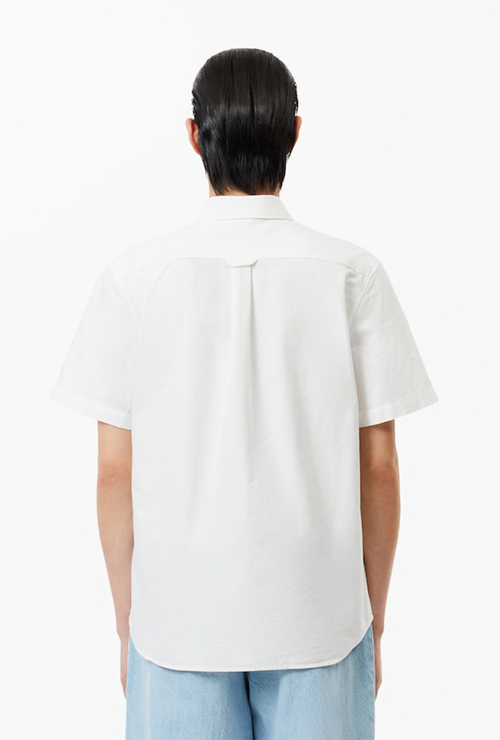 Lacoste Men's Regular Fit Short Sleeved Oxford Shirt
