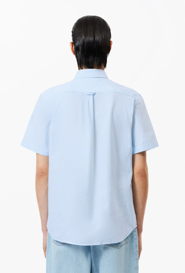 Lacoste Men's Regular Fit Short Sleeved Oxford Shirt