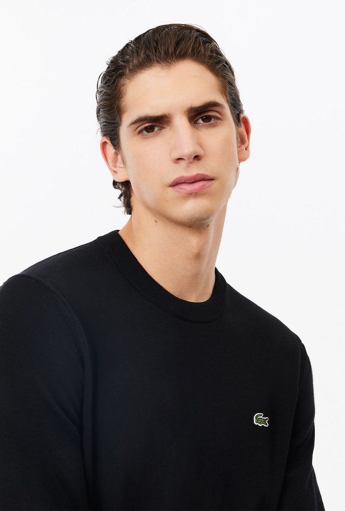Lacoste Men's Monochrome Crew Neck Sweater