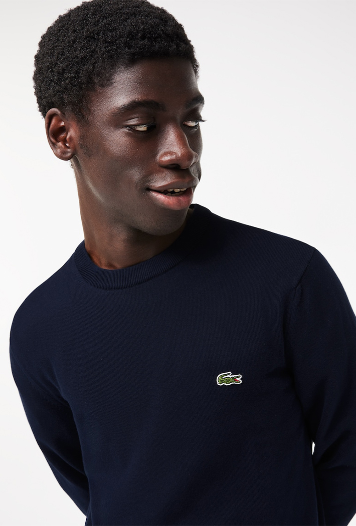 Lacoste Men's Monochrome Crew Neck Sweater