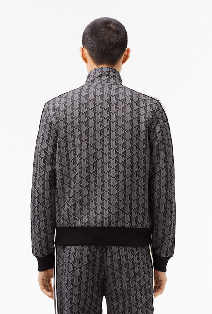 Lacoste Men's Paris Zip-Up Jacquard Track Jacket