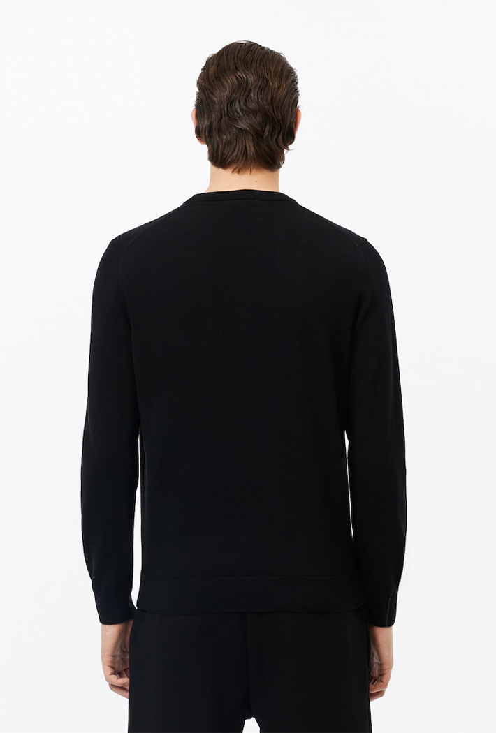 Lacoste Men's Monochrome Crew Neck Sweater