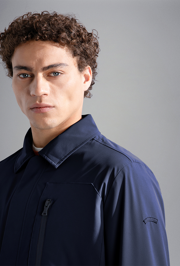 Paul & Shark Men's Typhoon Re-4X4 Stretch Shacket