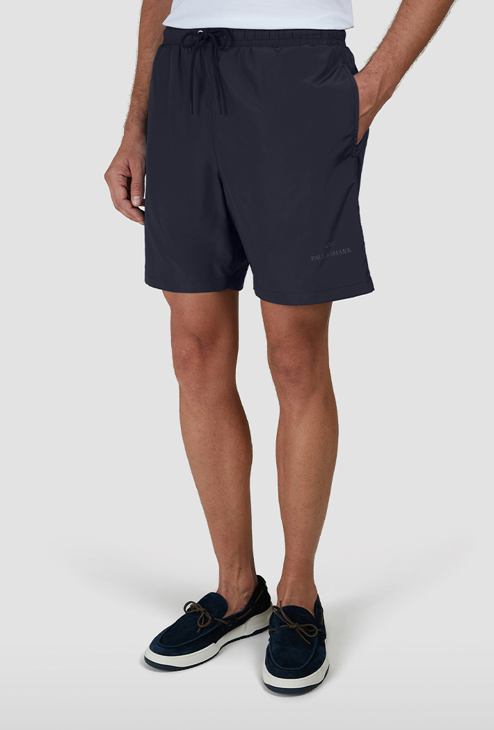 Paul & Shark Men's Swim Shorts with Reflective Logo Swim Shorts