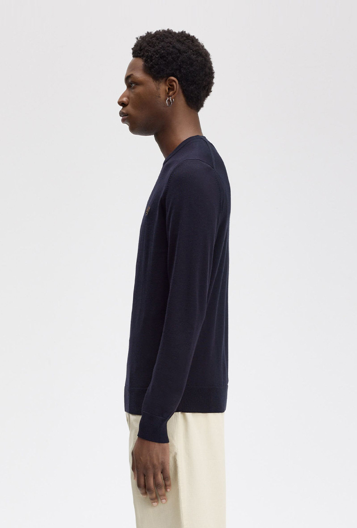 Fred Perry Men's Classic Crew Neck Jumper