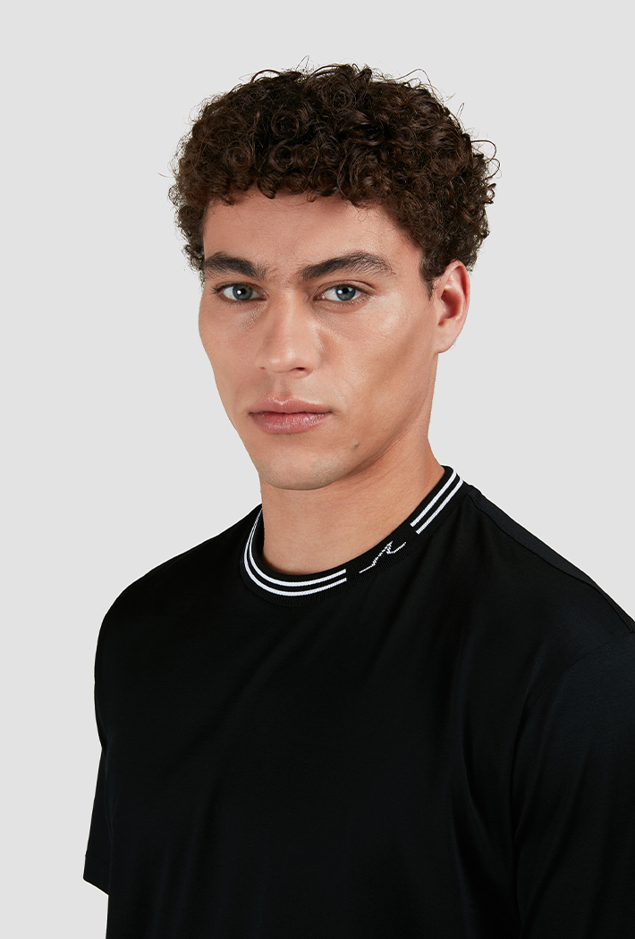 Paul & Shark Men's T-Shirt in Perle Cotton Jersey