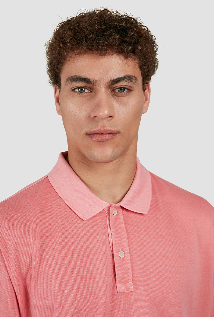 Paul & Shark Men's Garment-Dyed Cotton Pique Polo Shirt