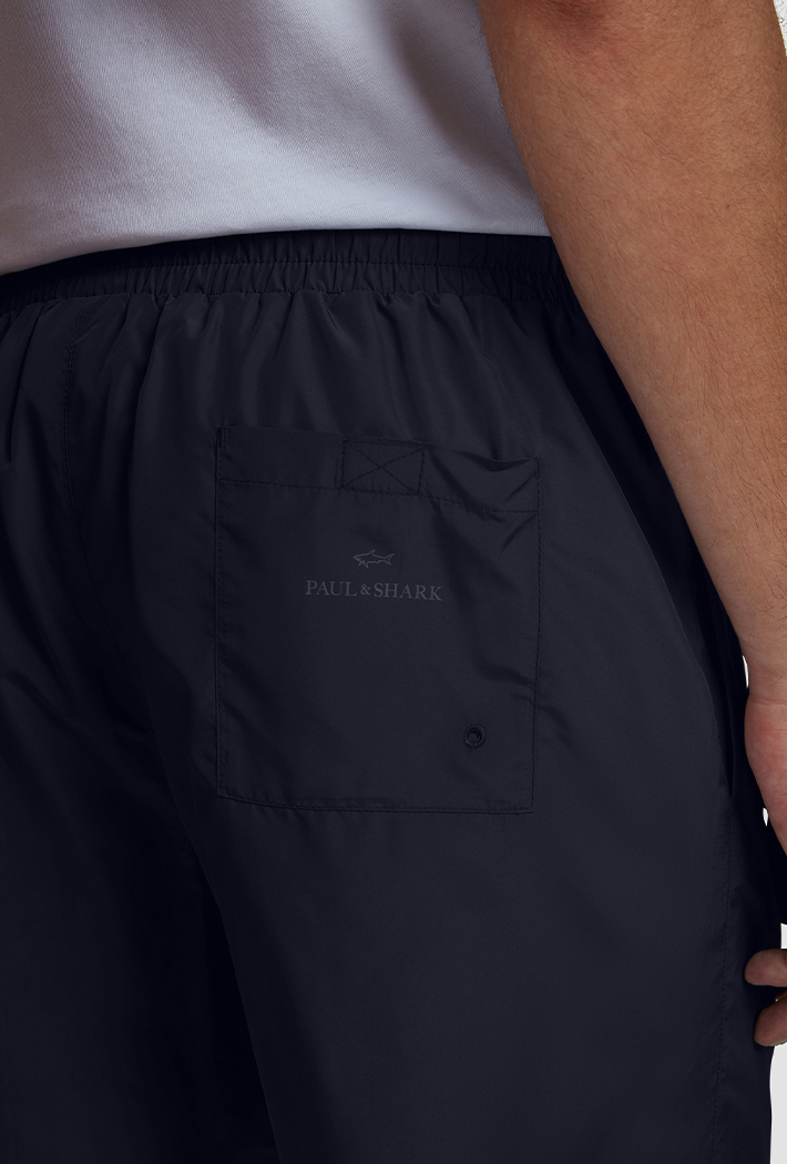 Paul & Shark Men's Swim Shorts with Reflective Logo Swim Shorts
