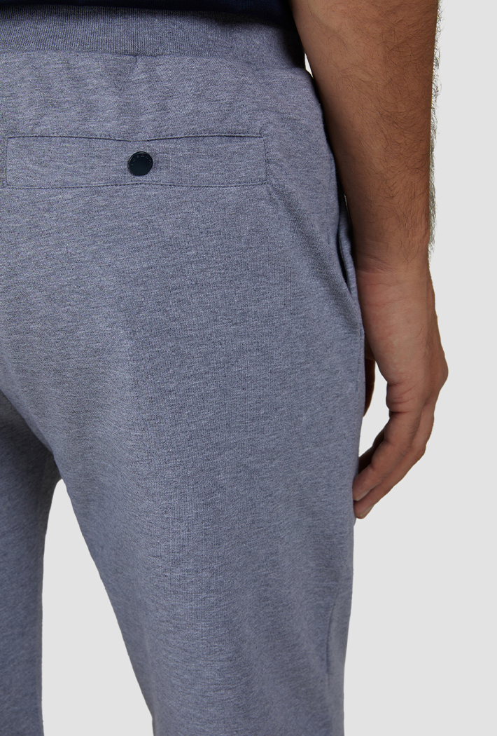 Paul & Shark Men's Shark badge Stretch Fleece Cotton Bermuda Shorts