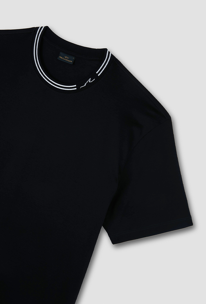 Paul & Shark Men's T-Shirt in Perle Cotton Jersey