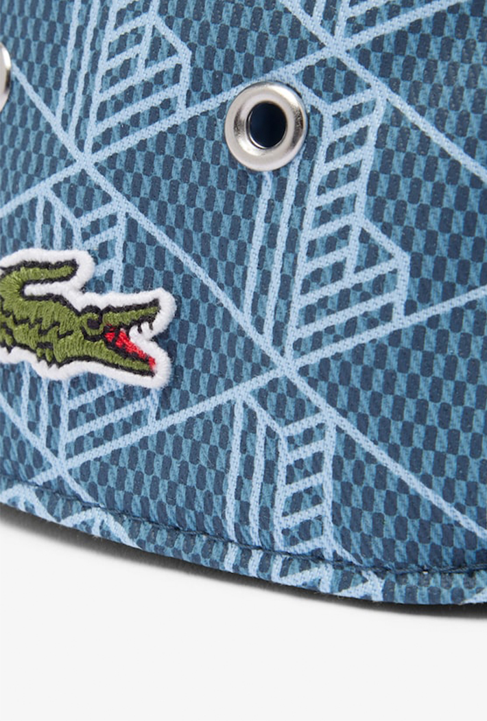 Lacoste Men's Printed Twill Jockey Cap