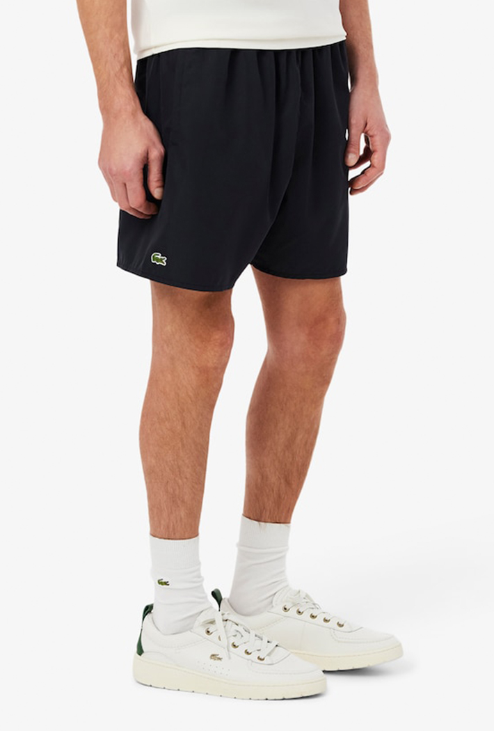 Lacoste Mid Length Monochrome Swim Trunks