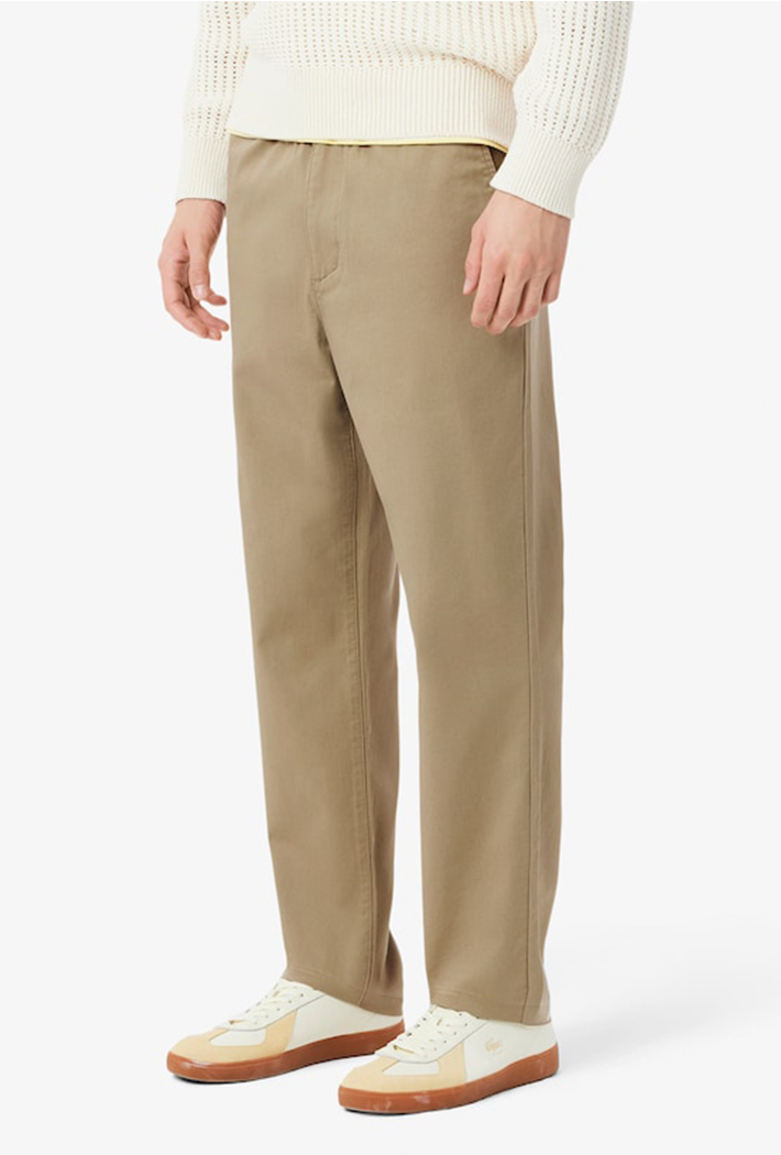 Lacoste Regular Fit Cotton Gabardine Chino Pants
