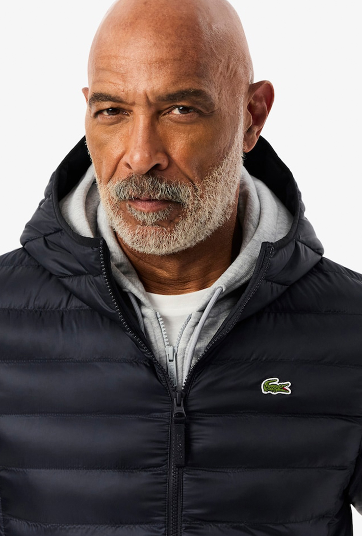 Lacoste Water-Repellent Quilted Puffed Jacket