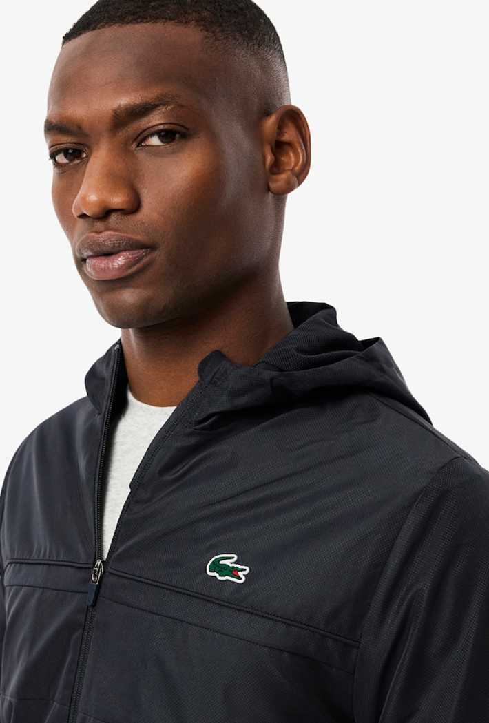 Lacoste Men's Water-Repellent Sport Track Jacket