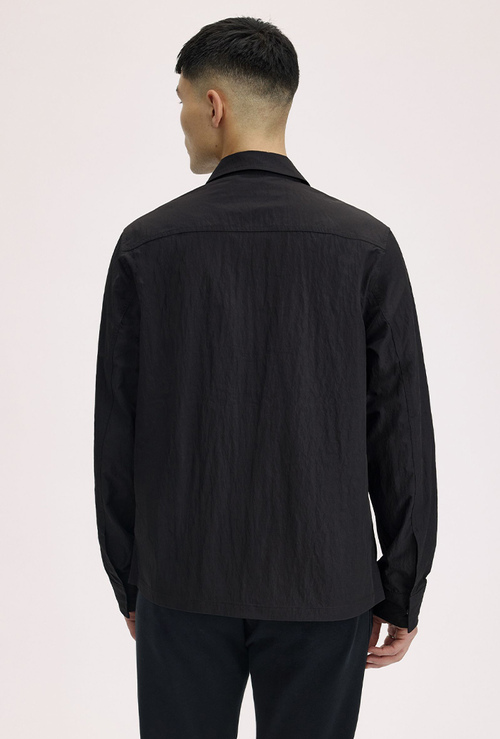 Fred Perry Textured Zip-Through Overshirt