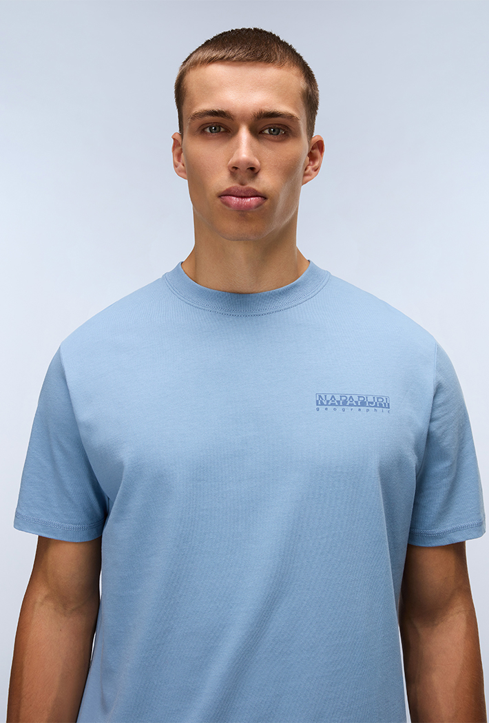 Napapijri Back Graphic Jersey Short Sleeve T-Shirt