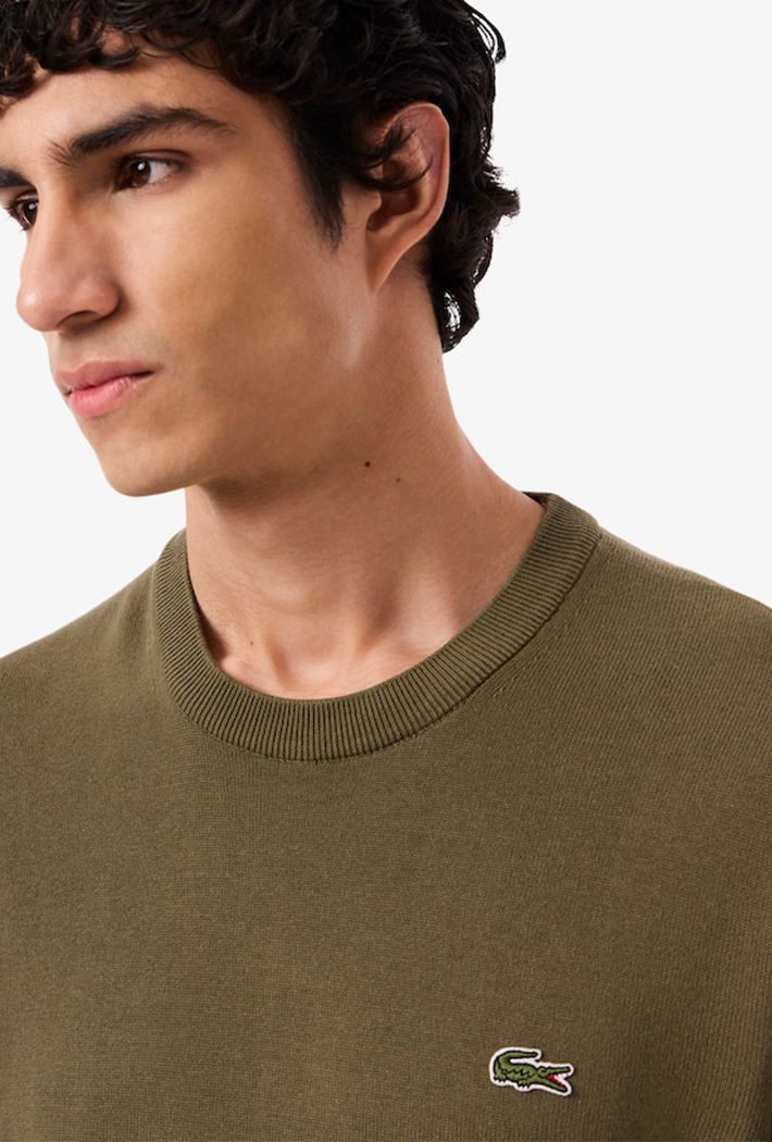 Lacoste Men's Monochrome Crew Neck Sweater