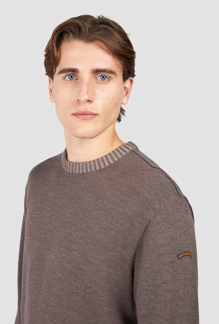 Paul & Shark Soft Cool Touch Wool Crewneck Sweater