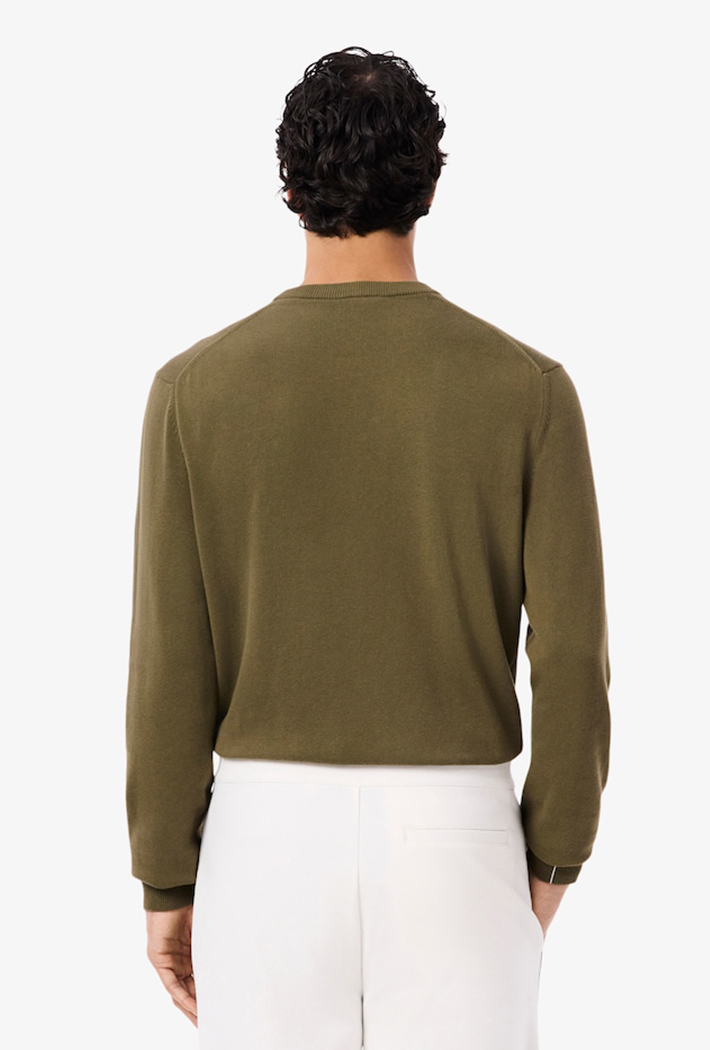 Lacoste Men's Monochrome Crew Neck Sweater