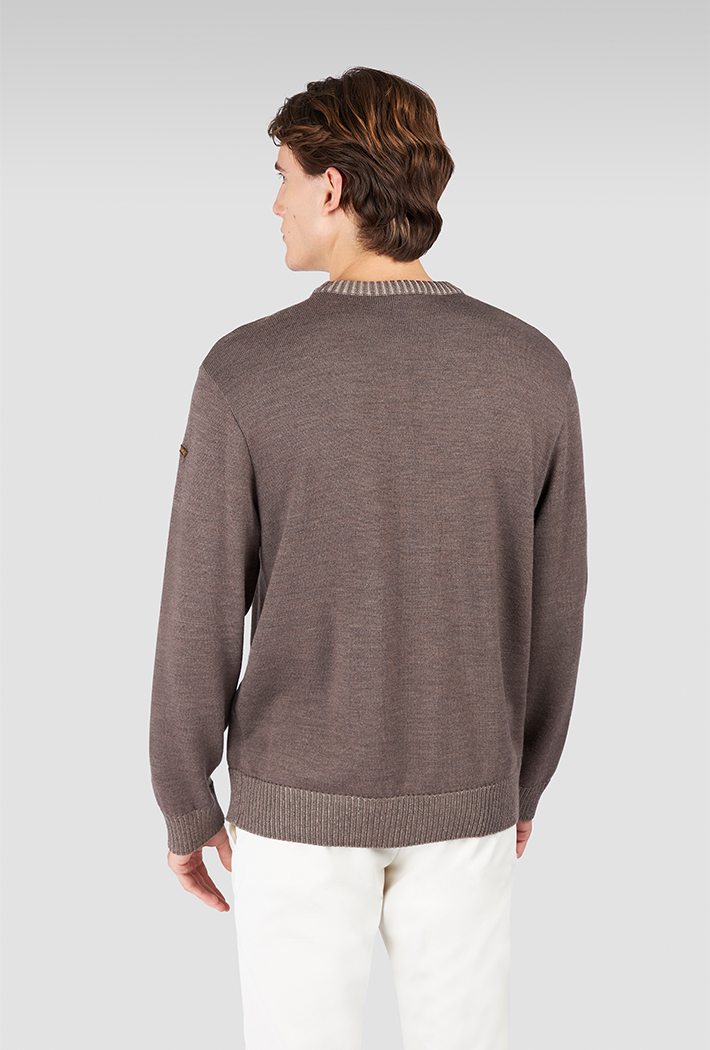 Paul & Shark Soft Cool Touch Wool Crewneck Sweater