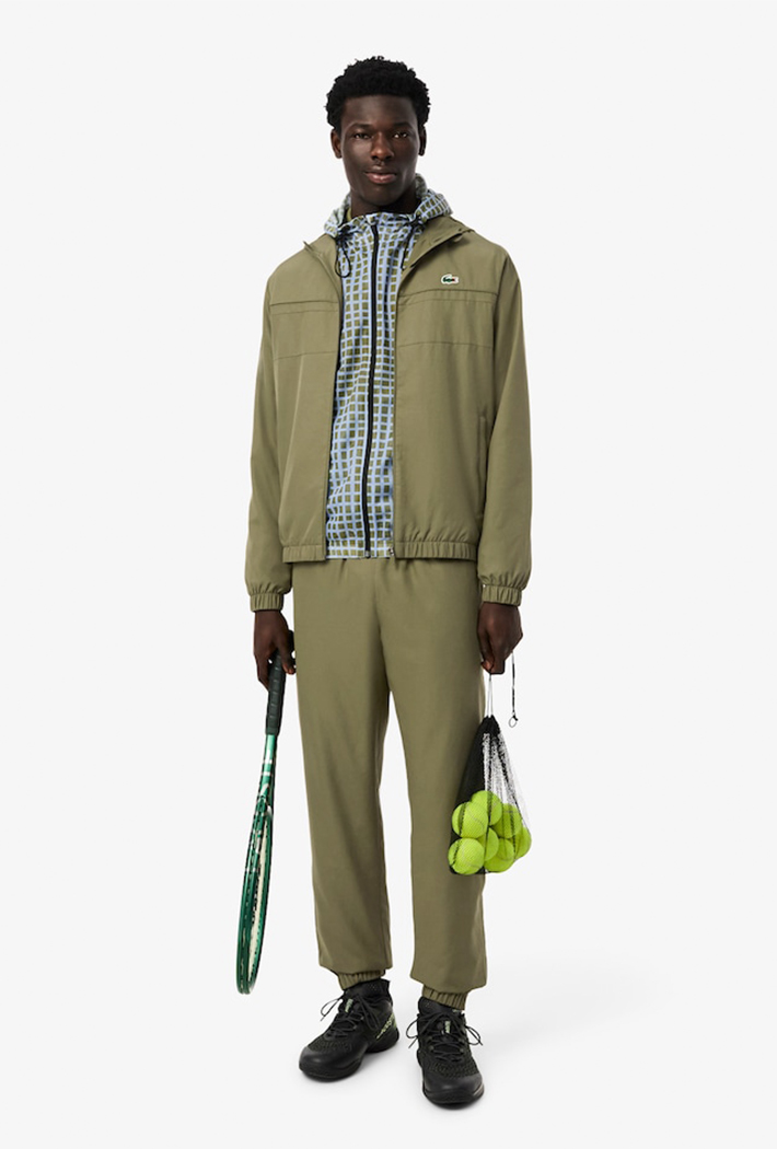 Lacoste Men's Water-Repellent Sport Track Jacket