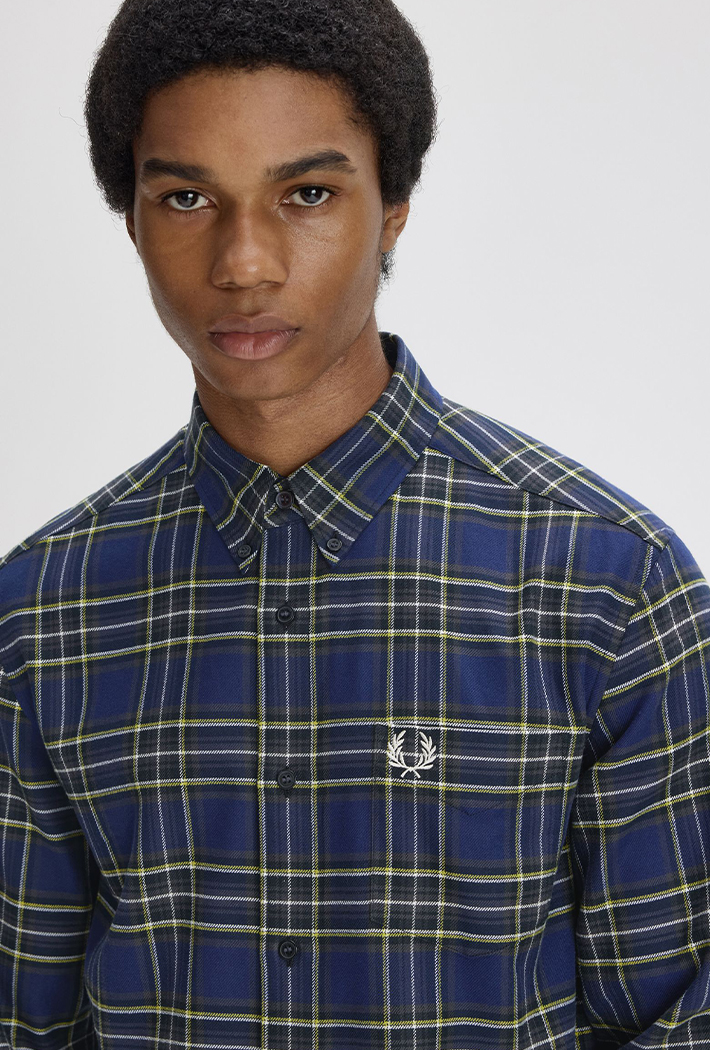 Fred Perry Brushed Twill Tartan Shirt