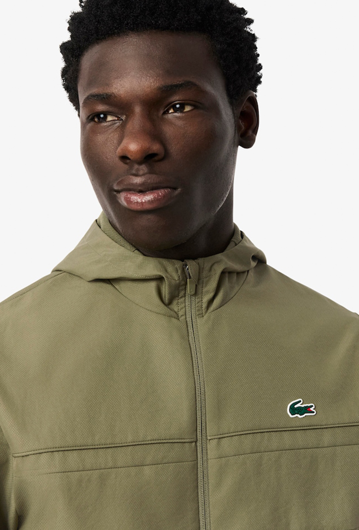 Lacoste Men's Water-Repellent Sport Track Jacket