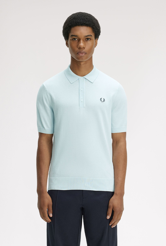 Fred Perry Long Staple Cotton Knitted Shirt