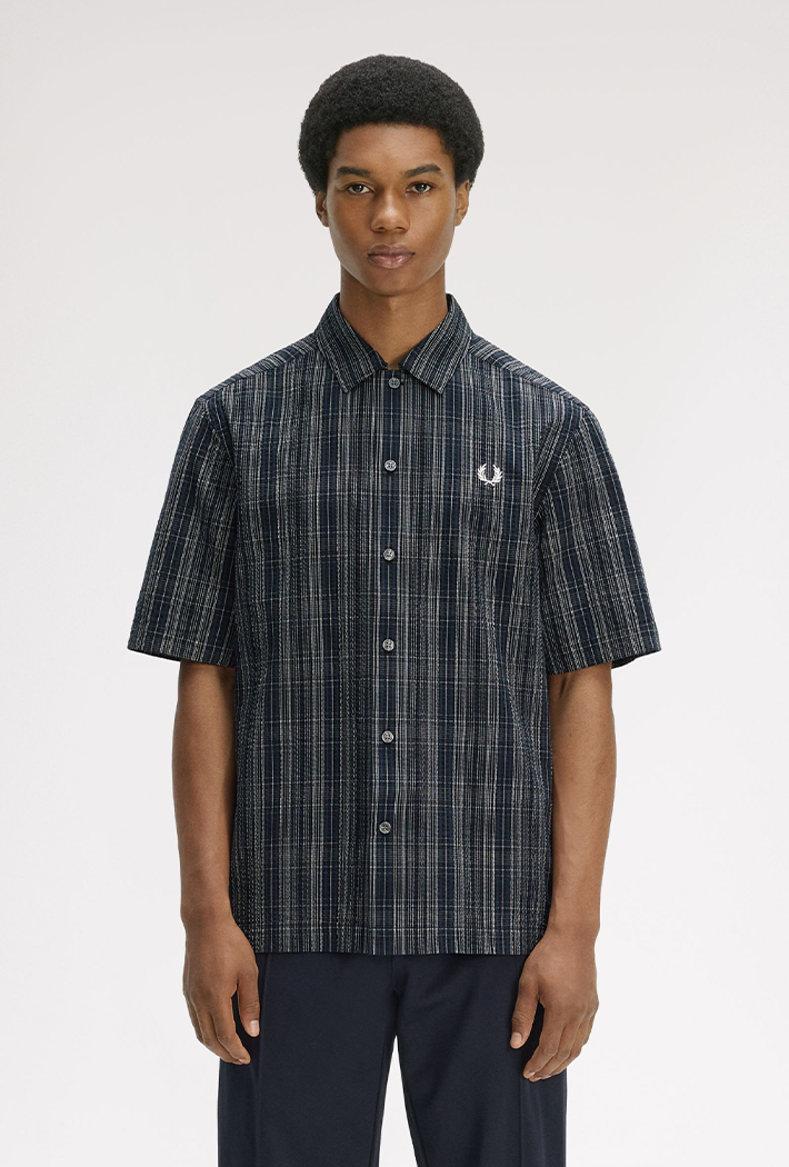 Fred Perry Seersucker Check Shirt