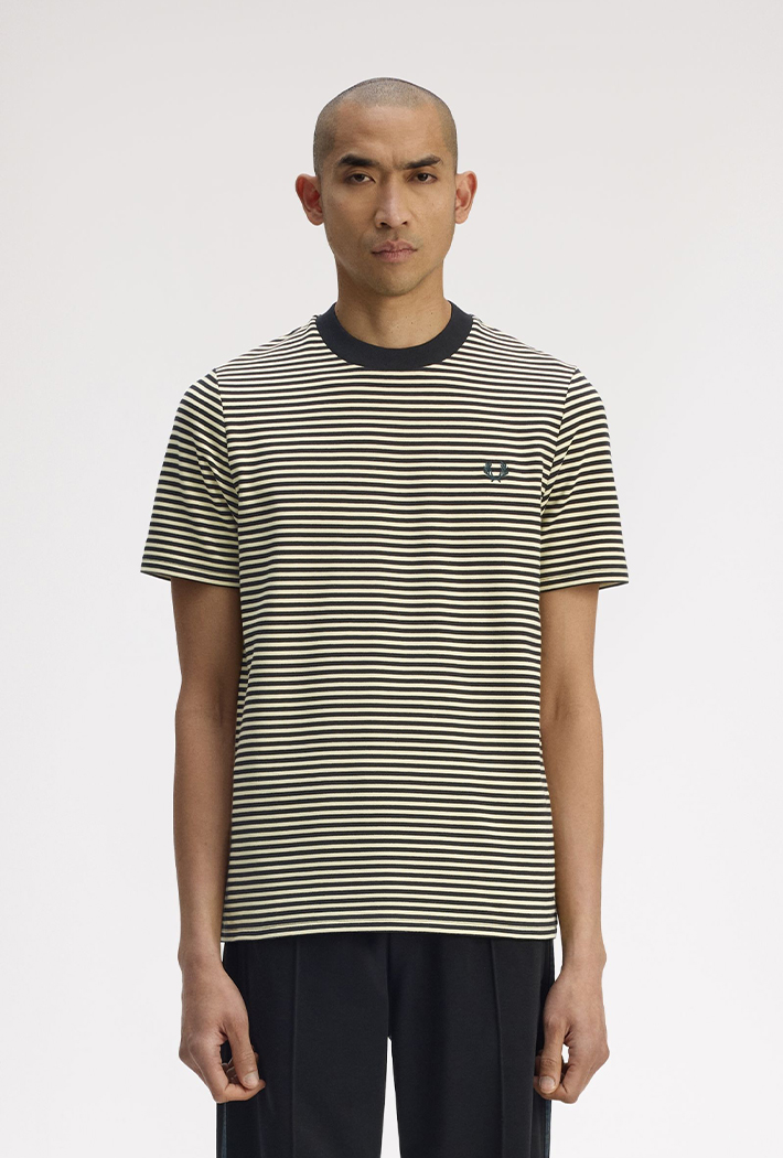 Fred Perry Fine Stripe Heavyweight T-Shirt