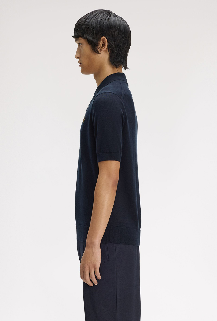 Fred Perry Long Staple Cotton Knitted Shirt