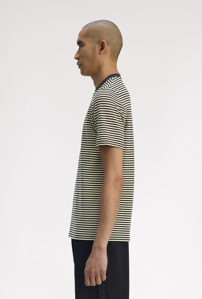 Fred Perry Fine Stripe Heavyweight T-Shirt
