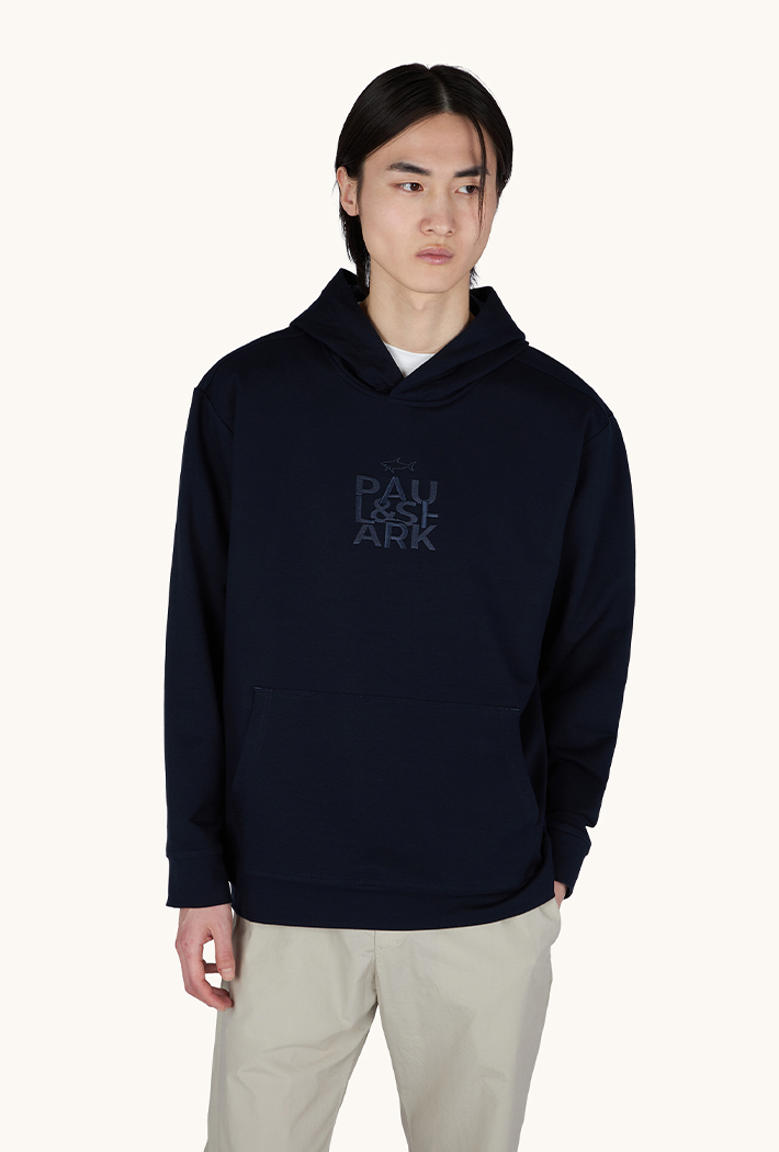 Paul & Shark X-Soft Fleece Cotton Blend Hoodie