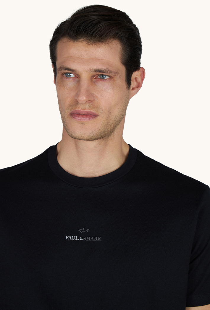Paul & Shark Printed Cotton Jersey T-Shirt